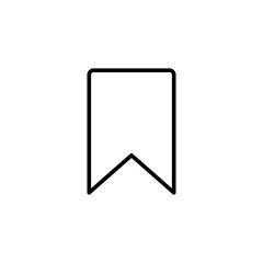 stroke style bookmark icon, for web and mobile need