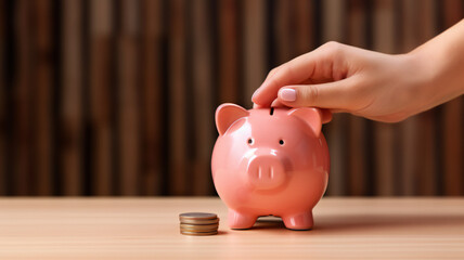 Piggy bank Savings and Financial, Growth and Savings Concept Investing in a Secure Future, Wealth Management and Retirement Planning a Prosperous Future Savings and Investment Strategies Success