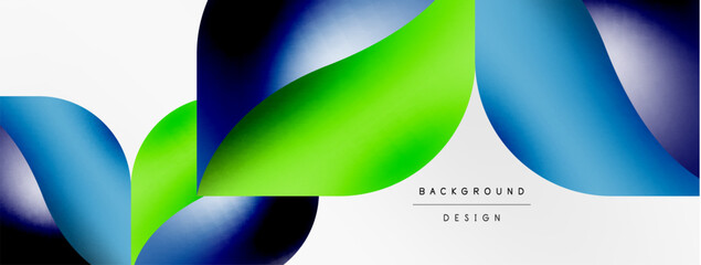 Vector abstract geometric background. Techno flower petals concept. Wallpaper or texture design, bright poster, banner, flyer