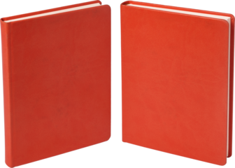 blank book hardcover mockup perspective view