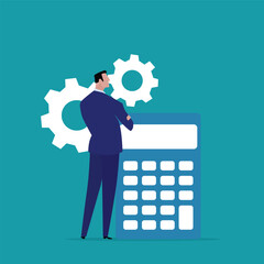 Setting up financial activities, accounting, tax calculations or savings and investments, calculators.