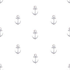 watercolor seamless pattern on a marine theme. children's pattern with anchors . perfect pattern for children's textiles, prints, wallpapers