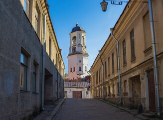 Landscapes of the ancient city of Vyborg.