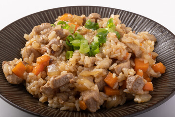 豚肉のガーリックライス
