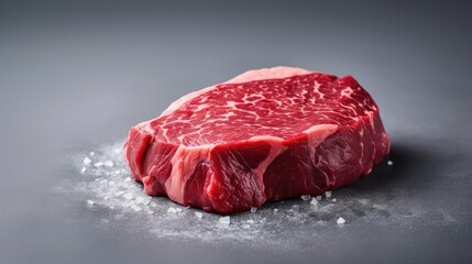 Fototapeta premium Lab-Grown Cultivated Meat, Sustainable and Ethical Alternative to Farming