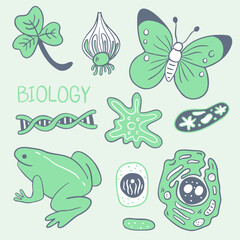 plants and animals for biology science education
