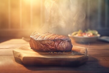 Grilled steak. Generate Ai