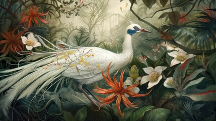 Close up of snowy egret