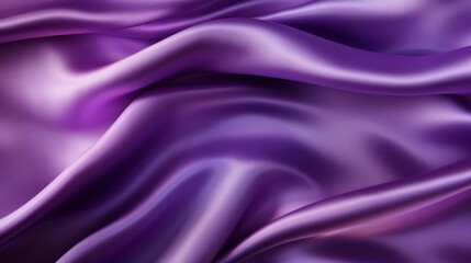 Obraz premium Silk Unfurled, Abstract Background with Luxurious Wavy Folds of Satin Velvet Material, generative ai.