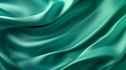 Fototapeta premium Silk Unfurled, Abstract Background with Luxurious Wavy Folds of Satin Velvet Material, generative ai.