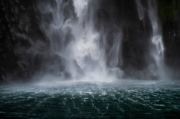 Stirling Falls, Milford Sound, New Zealand