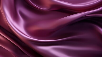 Fototapeta premium Silk Unfurled, Abstract Background with Luxurious Wavy Folds of Satin Velvet Material, generative ai.