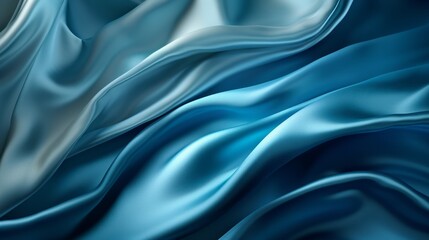 Obraz premium Silk Unfurled, Abstract Background with Luxurious Wavy Folds of Satin Velvet Material, generative ai.