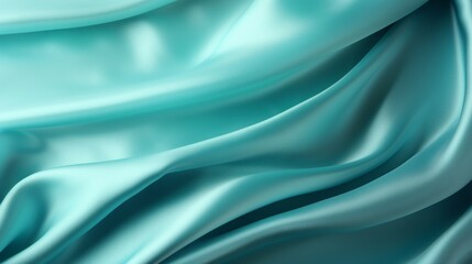 Obraz premium Silk Unfurled, Abstract Background with Luxurious Wavy Folds of Satin Velvet Material, generative ai.