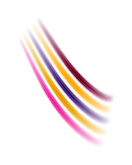 A vibrant and playful design featuring rainbow-color lines arranged in a dynamic composition, perfect for adding a pop of color to any project