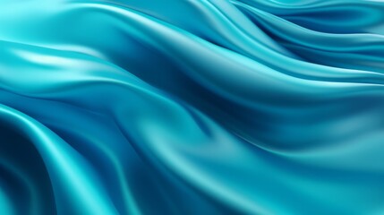 Obraz premium Silk Unfurled, Abstract Background with Luxurious Wavy Folds of Satin Velvet Material, generative ai.