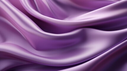 Obraz premium Silk Unfurled, Abstract Background with Luxurious Wavy Folds of Satin Velvet Material, generative ai.