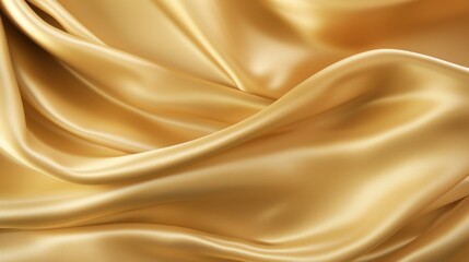 Fototapeta premium Silk Unfurled, Abstract Background with Luxurious Wavy Folds of Satin Velvet Material, generative ai.