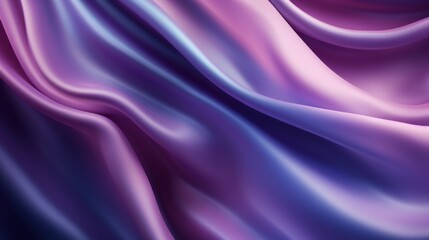 Fototapeta premium Silk Unfurled, Abstract Background with Luxurious Wavy Folds of Satin Velvet Material, generative ai.