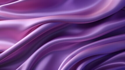 Obraz premium Silk Unfurled, Abstract Background with Luxurious Wavy Folds of Satin Velvet Material, generative ai.