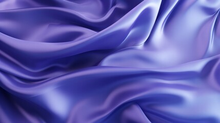 Obraz premium Silk Unfurled, Abstract Background with Luxurious Wavy Folds of Satin Velvet Material, generative ai.