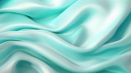 Obraz premium Silk Unfurled, Abstract Background with Luxurious Wavy Folds of Satin Velvet Material, generative ai.