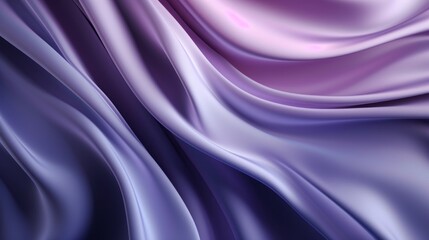Obraz premium Silk Unfurled, Abstract Background with Luxurious Wavy Folds of Satin Velvet Material, generative ai.