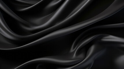 Fototapeta premium Silk Unfurled, Abstract Background with Luxurious Wavy Folds of Satin Velvet Material, generative ai.