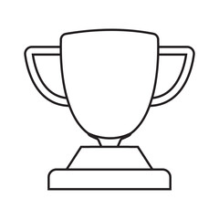 trophy icon, award vector