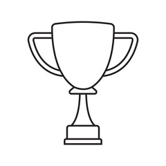 trophy icon, award vector