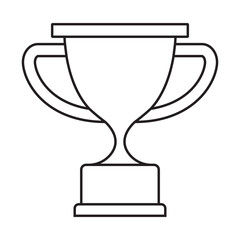 trophy icon, award vector