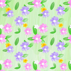 Various types of background flower