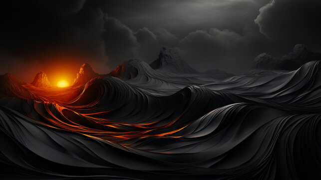 dark gray mistic background