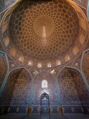 Jameh Mosque of Isfahan, located in Isfahan, Iran