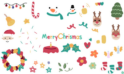 set chrismas element