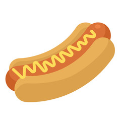 hot dog vector illustration