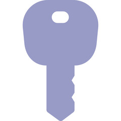 key isolated on white