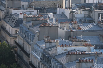 Paris building roofs, photos taken from the heights of Paris.

It gathers many types of buildings with characteristic Parisian roofs, from various districts of the city.
