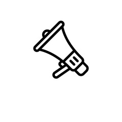 communication megaphone sign symbol vector