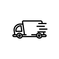 transportation delivery sign symbol vector