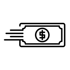 economy money transfer sign symbol vector