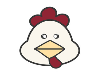 Hen,cartoon,cute icon ,vector, illustration,hand drawn
,cartoon chicken