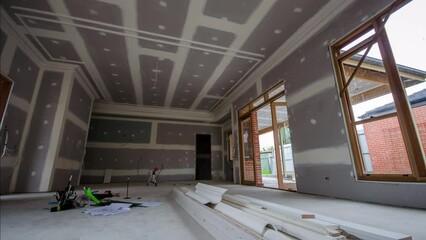 Timelapse of a house being renovated