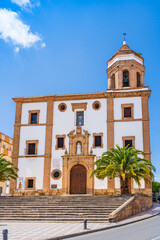 Fototapeta premium Facade of the church of Our Lady of Mercy in Ronda, Andalusia, Spain