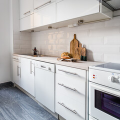 modern home styled kitchen white scandinavian design