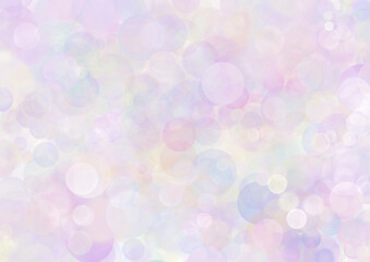 Art abstract bubble lilac background with pastel colors for holiday and party. Light spotted purple backdrop