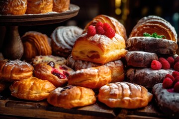 Delectable Pastry Selection