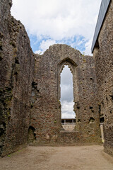 Caerphilly Castle - second largest castle in United Kingdom - Caerphilly - Wales