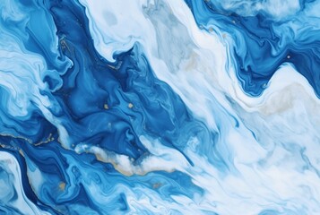 Obraz premium Blue white luxury marble background texture. generative ai