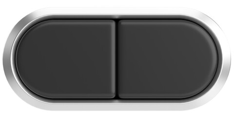 3D button. Scoreboard. 3D illustration.